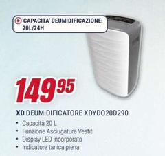 Xd Deumidificatore Xdydo20d290