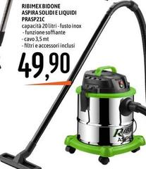 Ribimex - Bidone Aspira Solidi E Liquidi