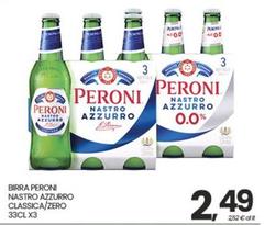 Peroni - Birra Nastro Azzurro Classica/Zero