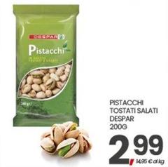 Despar - Pistacchi Tostati Salati