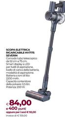 Severin - Scopa Elettrica Ricaricabile Hv7175