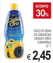 Carapelli - Olio Di Semi Di Girasole Griglio Oro 