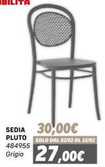 Solo - Sedia Pluto