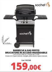 Sochef - Barbecue A Gas Pepito Bruciatore In Acciaio Inossidabile