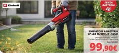 Einhell - Soffiatore A Batteria Gp-lb 18/20 Life-Solo
