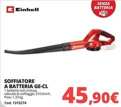 Einhell - Soffiatore A Batteria