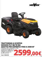 Trattorino A Scoppio Plt 86/101rm Adatto Per Superfici Fino A 3500 M2