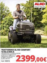Al-ko - Trattorino  Comfort 1492.6 Hds-a