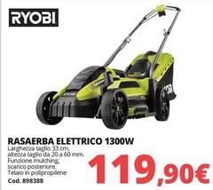 Ryobi - Rasaerba Elettrico 1300W