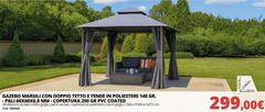 Pali - Gazebo Marsili Con Dopoio Teteo In Poliestere 140 Gr. 