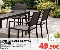 Sedia Impilable Importita Textilen