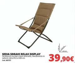 Oxford - Sedia Sdraio Relax Display
