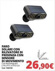 Faro -  Solane Con Rilevatore Di Presenza Con Sensore Di Movimento