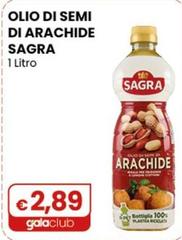 Sagra - Olio Di Semi Di Arachide 1 Litro