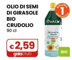 Crudolio - Olio Di Semi Di Girasole Bio 90 Cl
