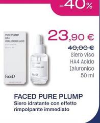 FaceD - Siero Viso HA4 Acido Ialuronico