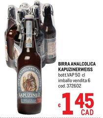 Kapuziner - Birra Analcolica