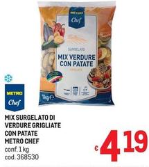 Metro chef - Mix Surgelato Di Verdure Grigliate Con Patate