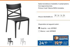 Matt - Sedia Monoblocco