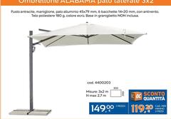 Smeg - Ombrellotic Taladama Piao Taterale 3x2