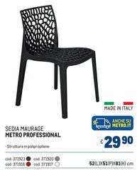 Sedia Maurage Metro Professional