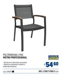 Metro Professional Poltroncina Lynx