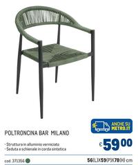 Poltroncina Bar Milano