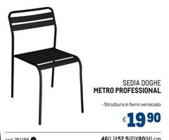 Sedia Doghe Metro Professional