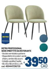 Blu - Sedie Imbottite Da Ristorante