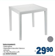 Tavolo Quadrato