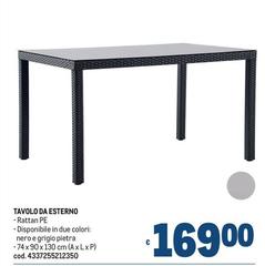 Pietra - Tavolo Da Esterno