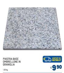 Su - Piastra Base Ombrellone In Graniglia