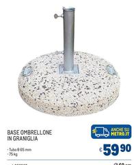 Su - Base Ombrellone In Graniglia