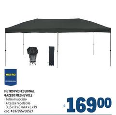 Metro Professional Gazebo Pieghevole