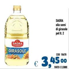 Sagra - Olio Semi Di Girasole Pet