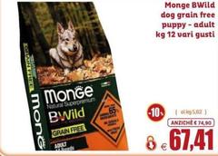 Monge -  Bwild Dog Grain Free Puppy-adult