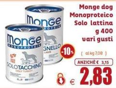 Monge -  Dog Monoproteico Solo Lattina