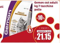Gemon -  Cat Adult 7 Tacchino Pollo