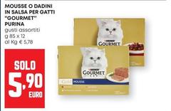 Gourmet Purina - Mousse O Dadini In Salsa Per Gatti