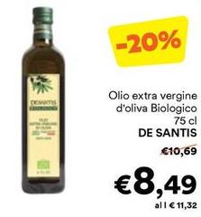 De santis - Olio Extra Vergine D'Oliva Biologico