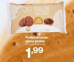 Frollini Al Cacao Senza Glutine
