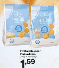 Frollini All'Avena/ Farina Di Riso