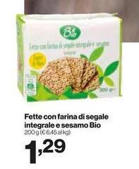 Bio - Fette Con Farina Di Segale Integrale E Sesamo