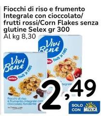 Selex - Fiocchi Di Riso E Frumento Integrale Con Cioccolato