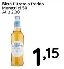 Moretti - Birra Filtrata A Freddo