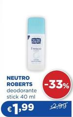 Neutro Roberts - Deodorante Stick