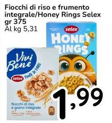 Selex - Fiocchi Di Riso E Frumento Integrale/Honey Rings