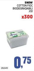 Snow - Cotton Fioc Biodegradabili