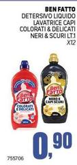 Ben Fatto - Detersivo Liquido Lavatrice Capi Colorati