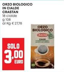 Crastan - Orzo Biologico In Cialde